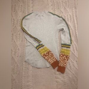 Free People Crochet Thermal Top